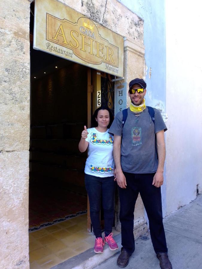 Hostal Casa Asher แคมเปเช ภายนอก รูปภาพ