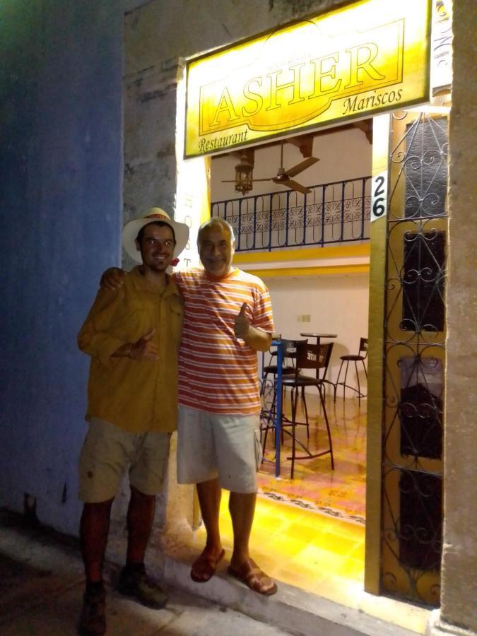 Hostal Casa Asher แคมเปเช ภายนอก รูปภาพ